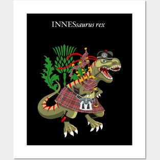 Clanosaurus Rex INNESsaurus rex Plaid Innes Scotland Ireland Family Tartan Posters and Art